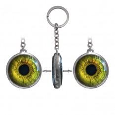 Брелок 6965 объемный Глаз зеленый